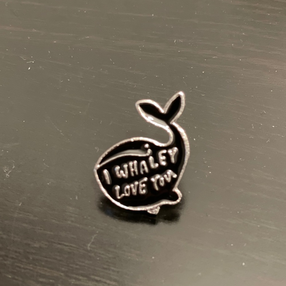 New whale pin for crocs and bags